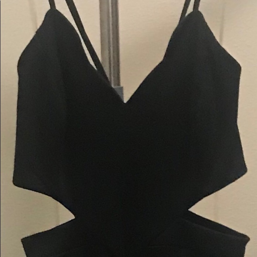 Charlotte Russe Black  jumpsuit with side slits